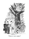 "Tarzan no want computer." - New Yorker Cartoon Premium Giclee Print by Bill Woodman
