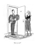 "Have we met?" - New Yorker Cartoon Premium Giclee Print by Edward Frascino
