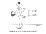 "Honey, let's lay off the Botox for a while, shall we?" - New Yorker Cartoon Premium Giclee Print by Alex Gregory