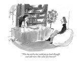 "This has merit, but could you go back through and add more 'like's and 'y…" - New Yorker Cartoon Premium Giclee Print by W.B. Park