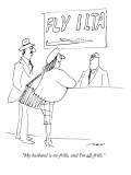 "My husband is no-frills, and I'm all-frills." - New Yorker Cartoon Premium Giclee Print by Al Ross