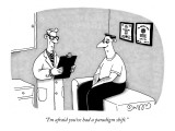 "I'm afraid you've had a paradigm shift." - New Yorker Cartoon Premium Giclee Print by J.C. Duffy