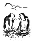 "He has your intense patriotic gaze." - New Yorker Cartoon Premium Giclee Print by Donald Reilly