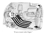 "It was a sweater when I began." - New Yorker Cartoon Premium Giclee Print by Victoria Roberts