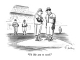 "I'd like you to excel." - New Yorker Cartoon Premium Giclee Print by Mike Twohy