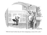 "With the Suzuki method, they start them campaigning as early as three or …" - New Yorker Cartoon Premium Giclee Print by Mike Twohy
