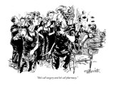"She's all surgery and he's all pharmacy." - New Yorker Cartoon Premium Giclee Print by William Hamilton