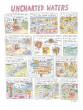 'Uncharted Waters' - New Yorker Cartoon Premium Giclee Print by Roz Chast