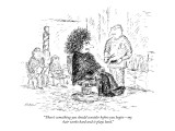 "There's something you should consider before you begin—my hair works hard… Premium Giclee Print by Edward Koren