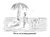"Oh no, we're being spammed!" - Cartoon Premium Giclee Print by Arnie Levin