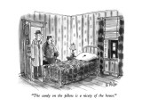 "The candy on the pillow is a nicety of the house." - New Yorker Cartoon Premium Giclee Print by Warren Miller