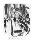 "Soir d'Amour—Maison Vivi." - New Yorker Cartoon Premium Giclee Print by Mary Petty