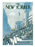 The New Yorker Cover - June 27, 1977 Premium Giclee Print by Arthur Getz
