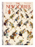 The New Yorker Cover - December 8, 1945 Premium Giclee Print by Constantin Alajalov
