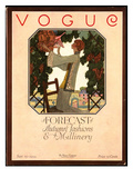 Vogue Cover - September 1922 Premium Giclee Print by Leslie Saalburg