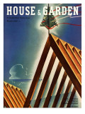 House & Garden Cover - March 1936 Premium Giclee Print by Joseph Binder