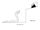 "It's what I do." - New Yorker Cartoon Premium Giclee Print by Charles Barsotti