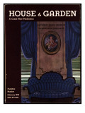 House & Garden Cover - February 1932 Premium Giclee Print by Pierre Brissaud