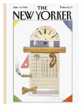 The New Yorker Cover - January 16, 1989 Premium Giclee Print by Eugène Mihaesco