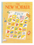 The New Yorker Cover - July 11, 1988 Premium Giclee Print by Bob Knox
