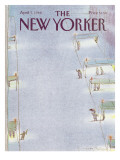 The New Yorker Cover - April 7, 1986 Premium Giclee Print by Eugène Mihaesco