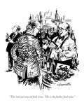 "This isn't just any old food wine.  This is the foodies' food wine." - New Yorker Cartoon Premium Giclee Print by William Hamilton
