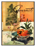 Gourmet Cover - August 1952 Premium Giclee Print by Henry Stahlhut