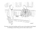 "I've done a lot of soul searching, and I've come to the conclusion that I…" - New Yorker Cartoon Premium Giclee Print by Robert Mankoff