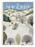 The New Yorker Cover - February 1, 1947 Premium Giclee Print by Edna Eicke