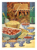 Gourmet Cover - August 1949 Premium Giclee Print by Henry Stahlhut