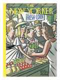 The New Yorker Cover - August 8, 1964 Premium Giclee Print by Peter Arno