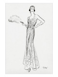 Vogue - September 1930 Premium Giclee Print by René Bouét-Willaumez