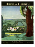House & Garden Cover - July 1929 Premium Giclee Print by Harry Richardson