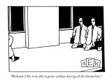 "Weekends I like to be able to panic without having all the distractions." - New Yorker Cartoon Premium Giclee Print by Bruce Eric Kaplan