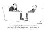 "To be completely frank, we have now discovered all your country's secrets…" - New Yorker Cartoon Premium Giclee Print by James Stevenson