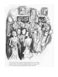 "They had her psychoanalyzed until she was going around with everybody's h…" - New Yorker Cartoon Premium Giclee Print by Mary Petty