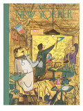 The New Yorker Cover - April 1, 1950 Premium Giclee Print by Ludwig Bemelmans