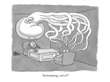 "Intimidating, isn't it?" - New Yorker Cartoon Premium Giclee Print by Gahan Wilson