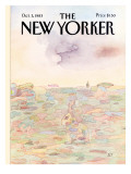 The New Yorker Cover - October 3, 1983 Premium Giclee Print by Saul Steinberg