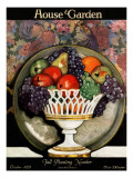 House & Garden Cover - October 1921 Premium Giclee Print by Ethel Franklin Betts Baines