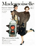 Mademoiselle Cover - October 1957 Premium Giclee Print by Stephen Colhoun