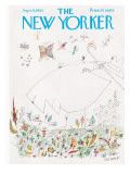 The New Yorker Cover - September 9, 1961 Premium Giclee Print by Saul Steinberg
