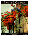 House & Garden Cover - June 1927 Premium Giclee Print by Ethel Franklin Betts Baines