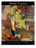 House & Garden Cover - October 1919 Premium Giclee Print by L. V. Carroll