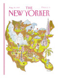 The New Yorker Cover - August 28, 1989 Premium Giclee Print by James Stevenson