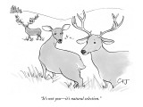 "It's not you—it's natural selection." - New Yorker Cartoon Premium Giclee Print by Carolita Johnson