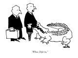 "Whoa. Déjà vu."  - New Yorker Cartoon Premium Giclee Print by Ariel Molvig