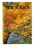 The New Yorker Cover - October 7, 1974 Premium Giclee Print by Charles Saxon