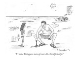 "It's not a Portuguese man-of-war. It's a breakfast crêpe." - New Yorker Cartoon Premium Giclee Print by Danny Shanahan