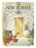 The New Yorker Cover - January 23, 1984 Premium Giclee Print by George Booth